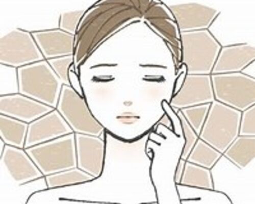お肌の画像