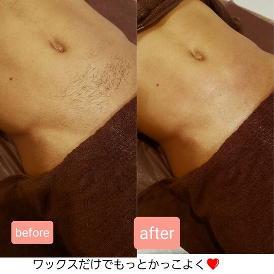 メンズワックス写真